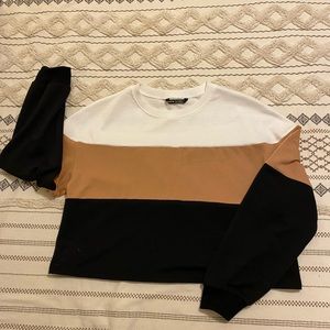 Shein size S long sleeve crop shirt